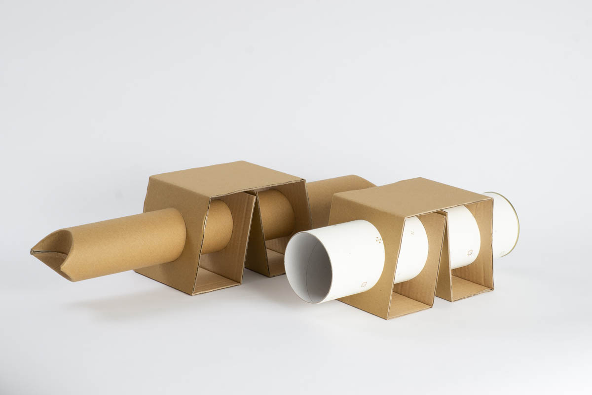 Cardboard “Post-M” shipping tube