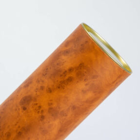 Cylindrical packaging: EM2 Leather covering