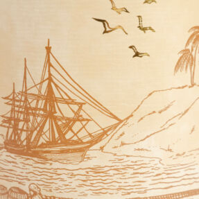 Dorure sur canister carton pour Damoiseau EM2 Dorure sur canister carton pour Damoiseau EM2