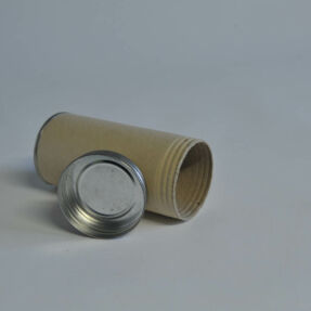 Cardboard tube with thread