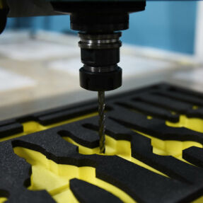 Machined foam for wedging