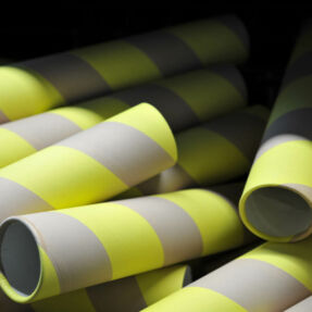 rolled cardboard tubes