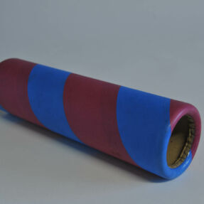 Tube carton Textile Bi-couleur