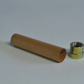Tube carton filetage métal EM2